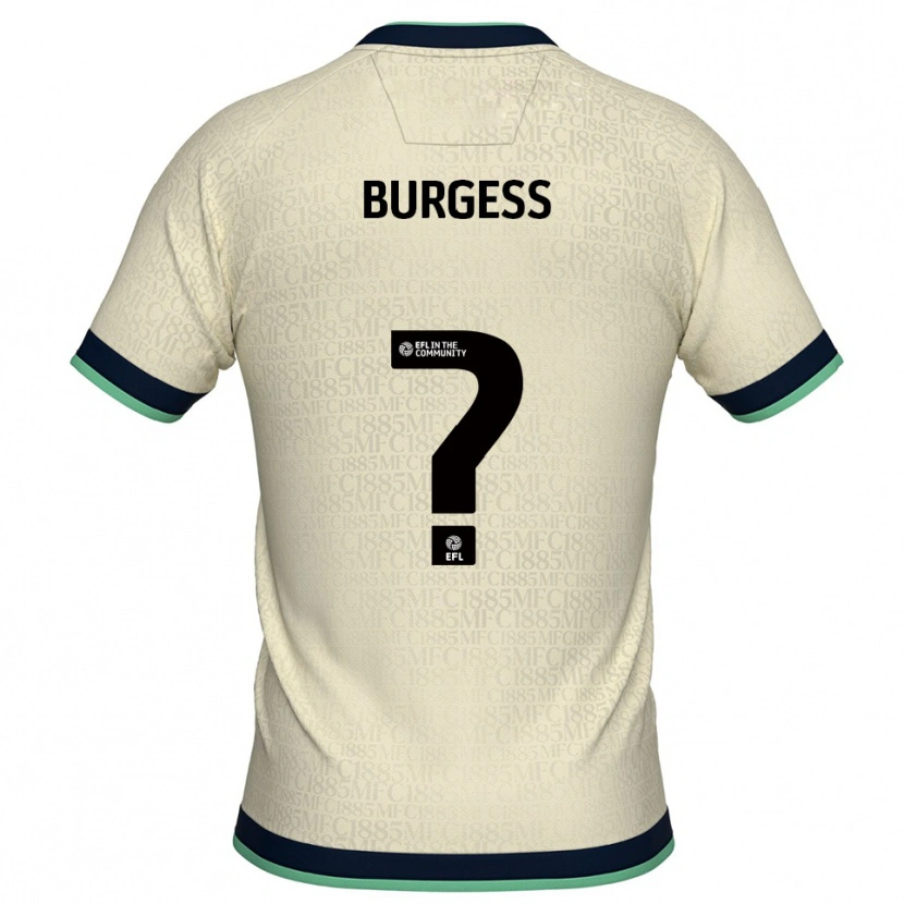 Danxen Herren Billy Burgess #0 Champagner Marine Auswärtstrikot Trikot 2025/26 T-Shirt Schweiz