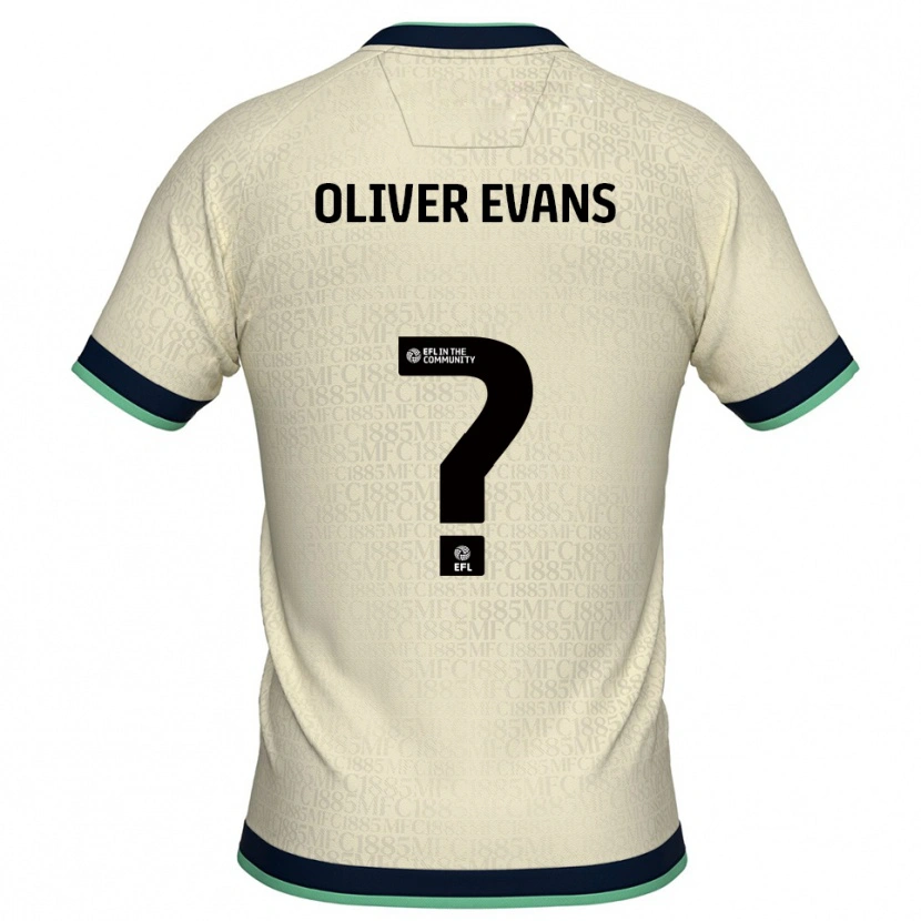 Danxen Herren Oliver Evans #0 Champagner Marine Auswärtstrikot Trikot 2025/26 T-Shirt Schweiz