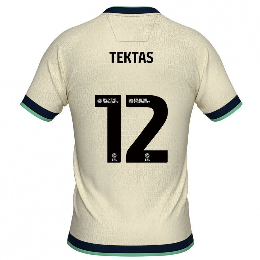Danxen Herren Jayden Tektas #12 Champagner Marine Auswärtstrikot Trikot 2025/26 T-Shirt Schweiz