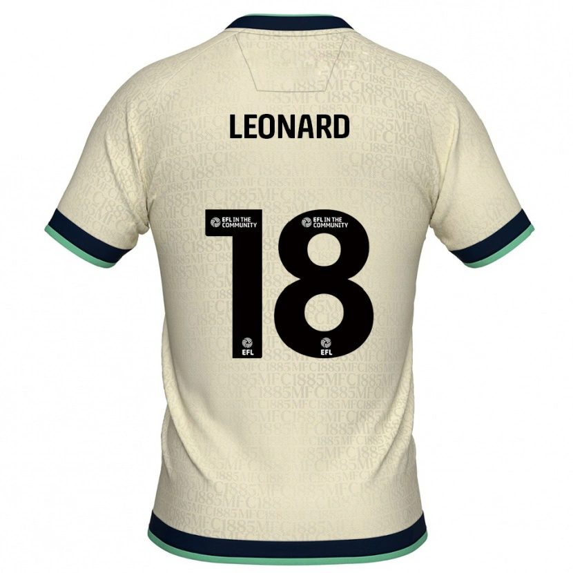 Danxen Herren Ryan Leonard #18 Champagner Marine Auswärtstrikot Trikot 2025/26 T-Shirt Schweiz