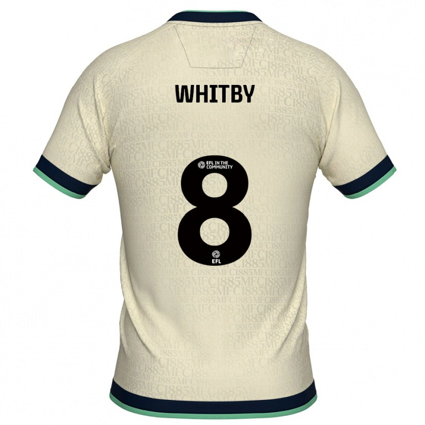 Danxen Herren Oliver Whitby #8 Champagner Marine Auswärtstrikot Trikot 2025/26 T-Shirt Schweiz