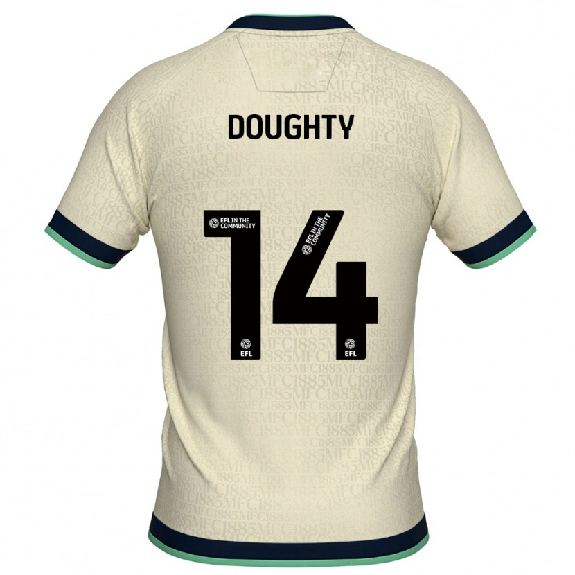 Danxen Herren Alfie Doughty #14 Champagner Marine Auswärtstrikot Trikot 2025/26 T-Shirt Schweiz
