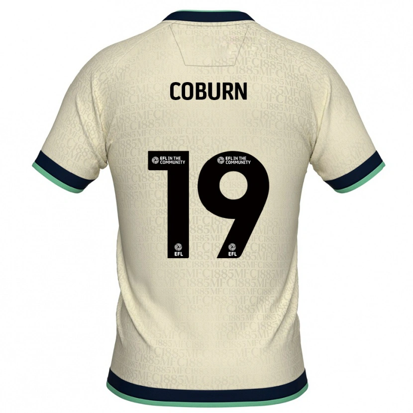 Danxen Herren Josh Coburn #19 Champagner Marine Auswärtstrikot Trikot 2025/26 T-Shirt Schweiz