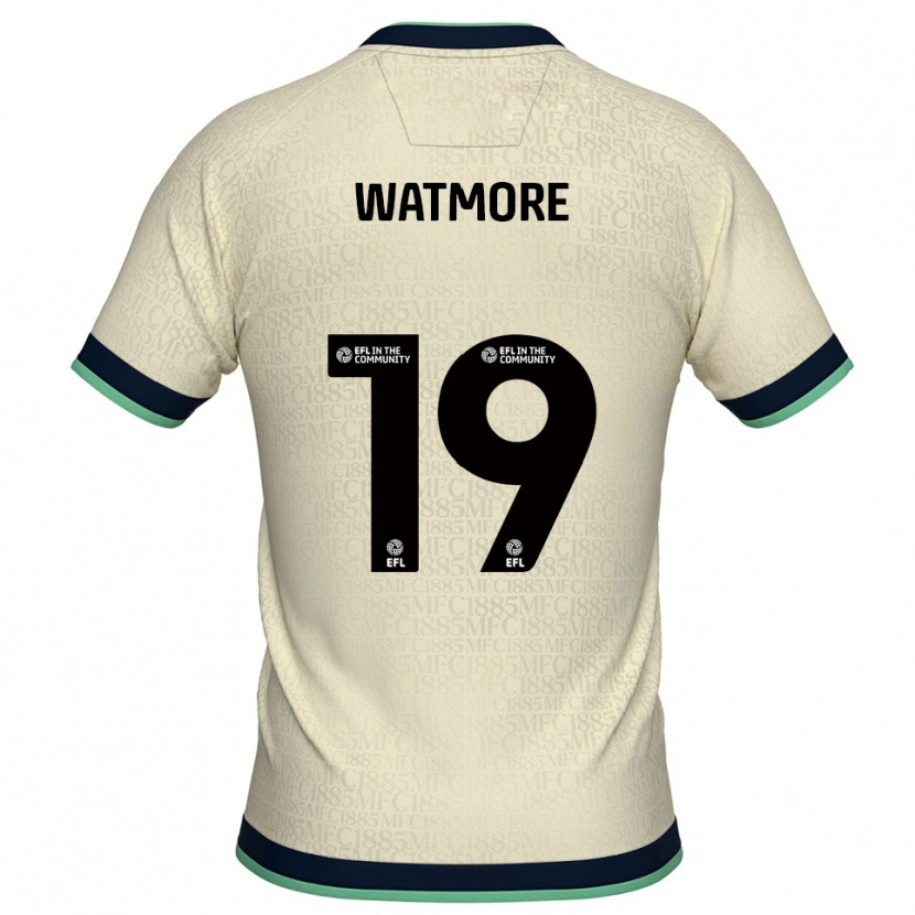 Danxen Herren Duncan Watmore #19 Champagner Marine Auswärtstrikot Trikot 2025/26 T-Shirt Schweiz