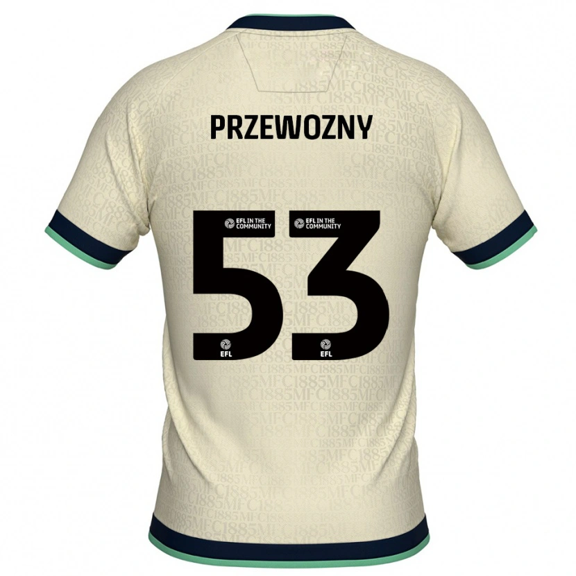 Danxen Herren Jakub Przewozny #53 Champagner Marine Auswärtstrikot Trikot 2025/26 T-Shirt Schweiz