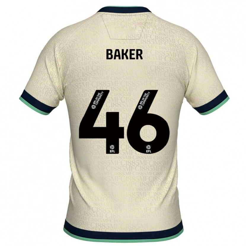 Danxen Herren Frankie Baker #46 Champagner Marine Auswärtstrikot Trikot 2025/26 T-Shirt Schweiz