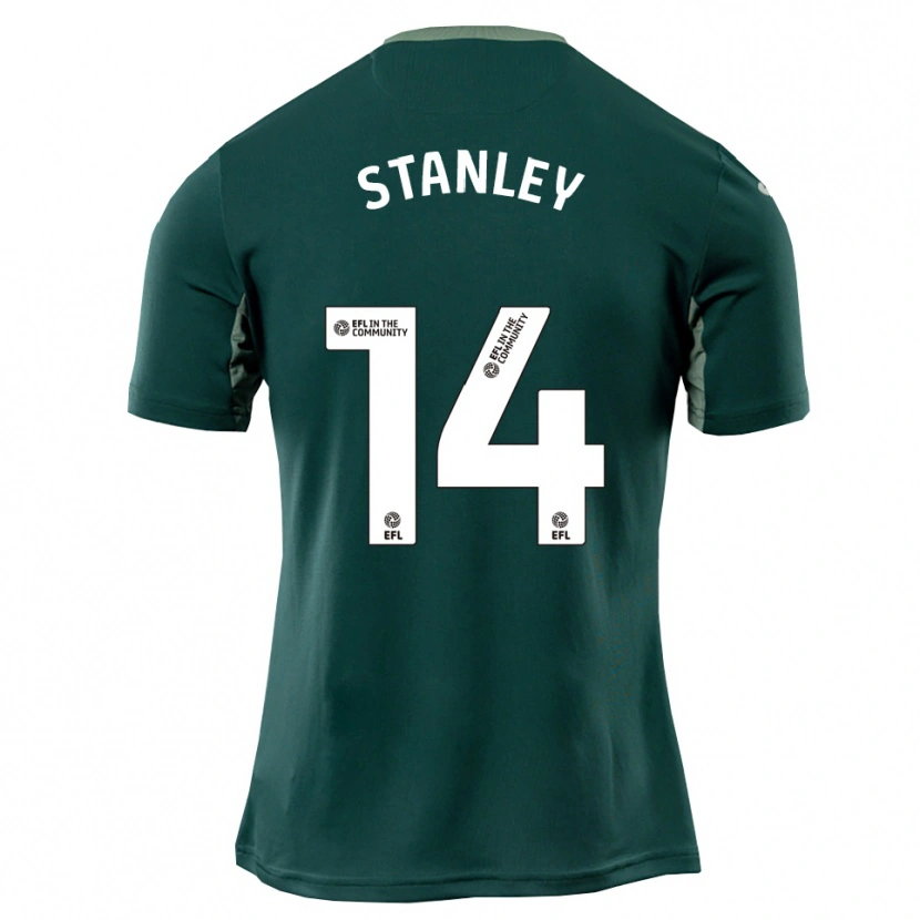Danxen Herren Kathryn Stanley #14 Grün Weiß Lila Auswärtstrikot Trikot 2025/26 T-Shirt Schweiz