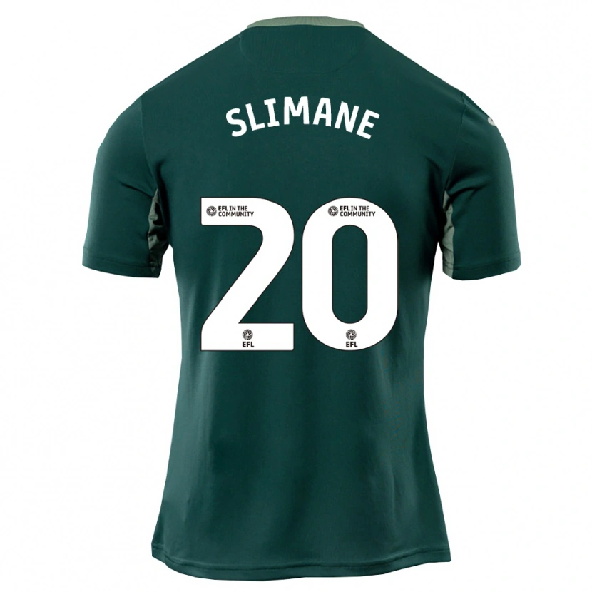 Danxen Herren Anis Slimane #20 Grün Weiß Lila Auswärtstrikot Trikot 2025/26 T-Shirt Schweiz