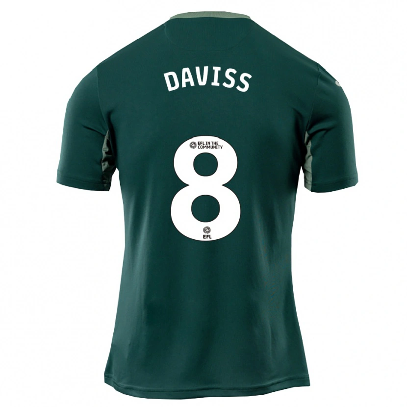 Danxen Herren Millie Daviss #8 Grün Weiß Lila Auswärtstrikot Trikot 2025/26 T-Shirt Schweiz