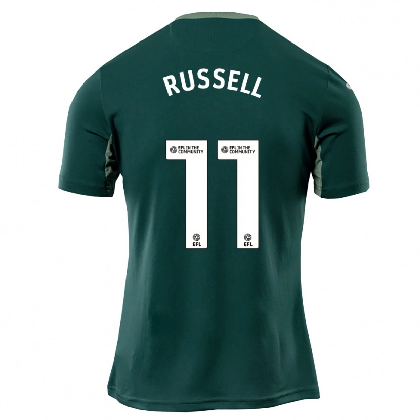 Danxen Herren Rebecca Russell #11 Grün Weiß Lila Auswärtstrikot Trikot 2025/26 T-Shirt Schweiz