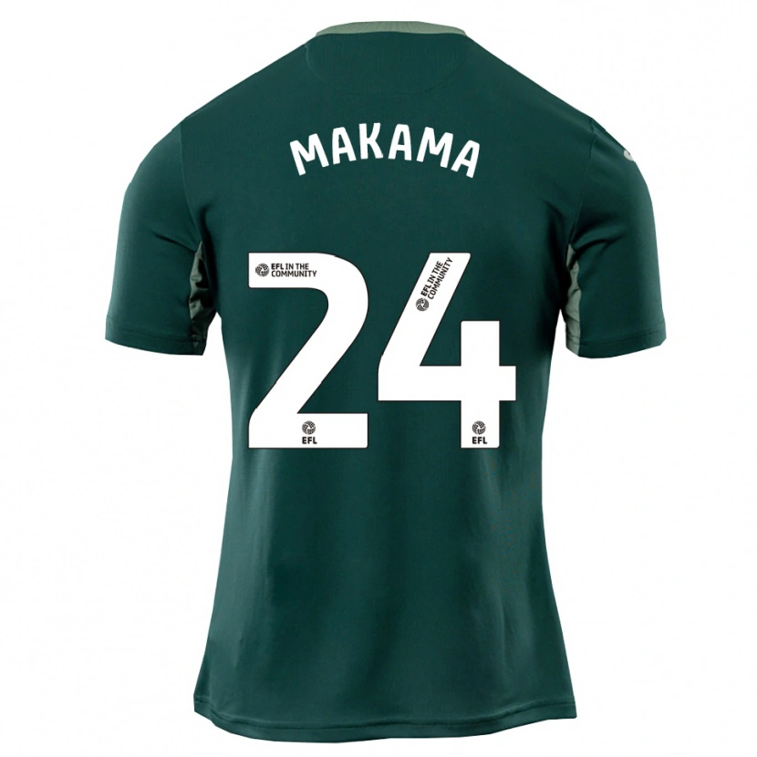 Danxen Herren Jovon Makama #24 Grün Weiß Lila Auswärtstrikot Trikot 2025/26 T-Shirt Schweiz