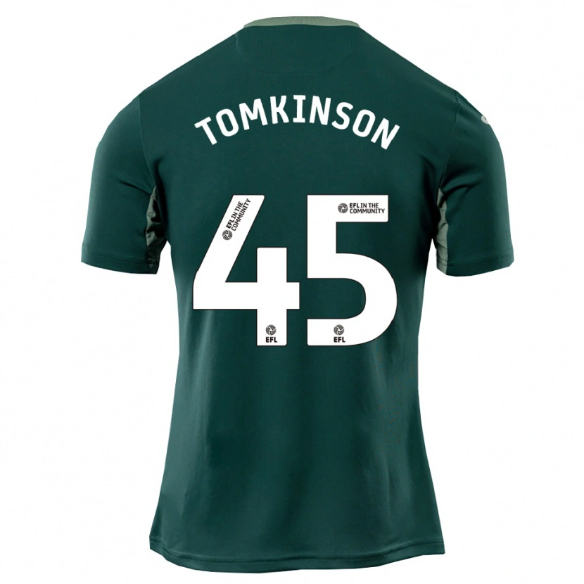 Danxen Herren Jonathan Tomkinson #45 Grün Weiß Lila Auswärtstrikot Trikot 2025/26 T-Shirt Schweiz