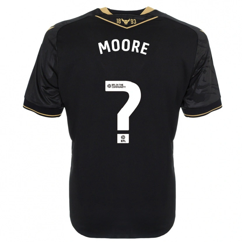 Danxen Herren Brogan Moore #0 Schwarz Gold Auswärtstrikot Trikot 2025/26 T-Shirt Schweiz