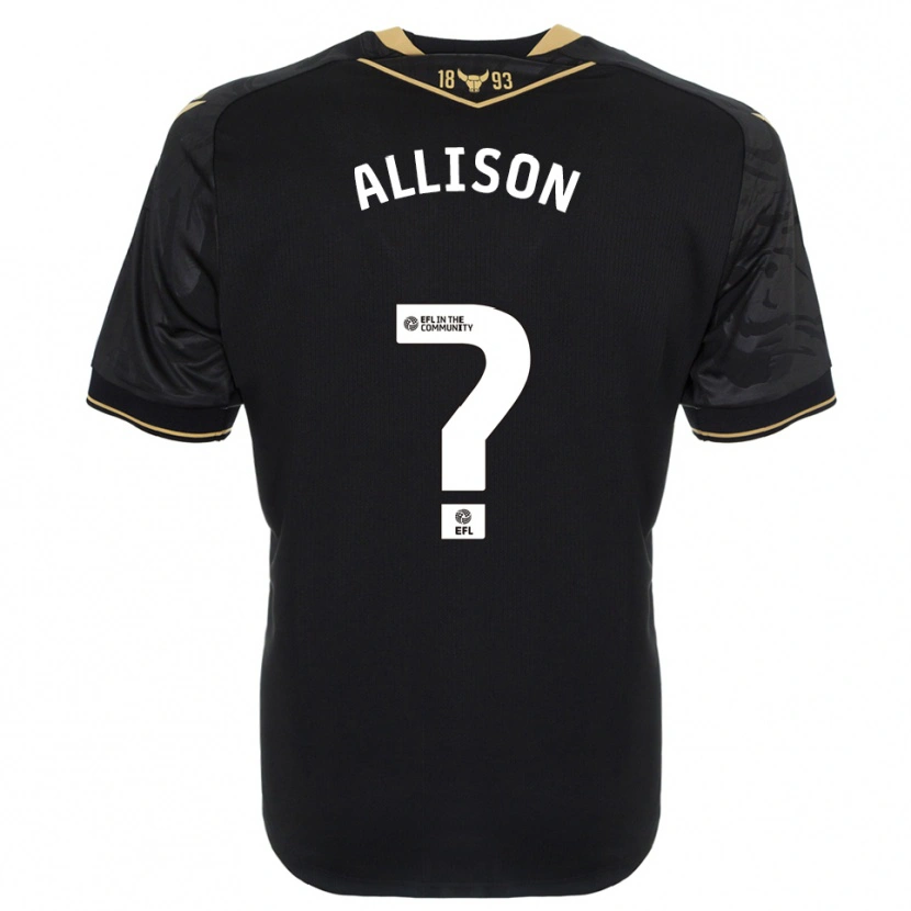 Danxen Herren Lauren Allison #0 Schwarz Gold Auswärtstrikot Trikot 2025/26 T-Shirt Schweiz