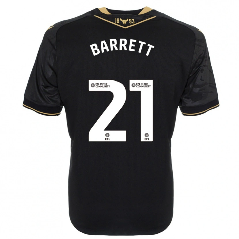 Danxen Herren Nicole Barrett #21 Schwarz Gold Auswärtstrikot Trikot 2025/26 T-Shirt Schweiz