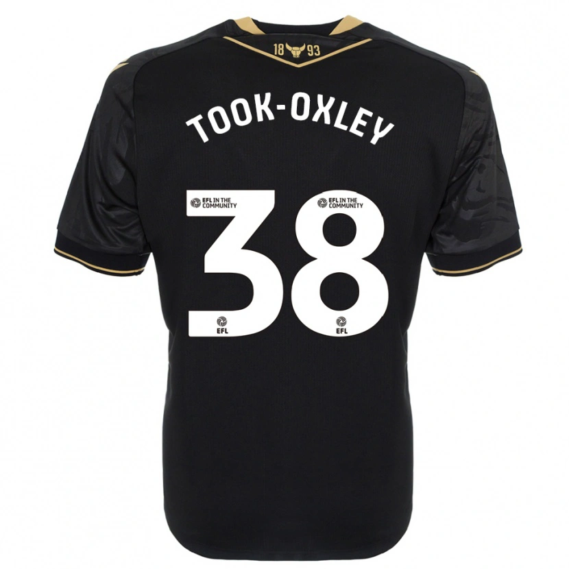 Danxen Herren Zaide Took-Oxley #38 Schwarz Gold Auswärtstrikot Trikot 2025/26 T-Shirt Schweiz