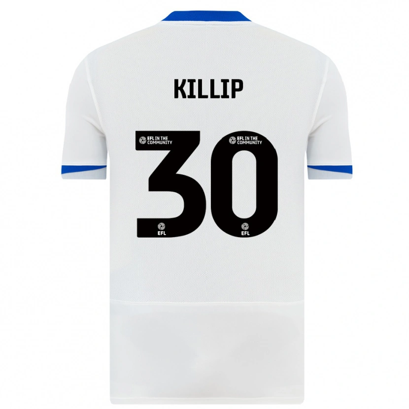 Danxen Herren Ben Killip #30 Weiß Schwarz Auswärtstrikot Trikot 2025/26 T-Shirt Schweiz