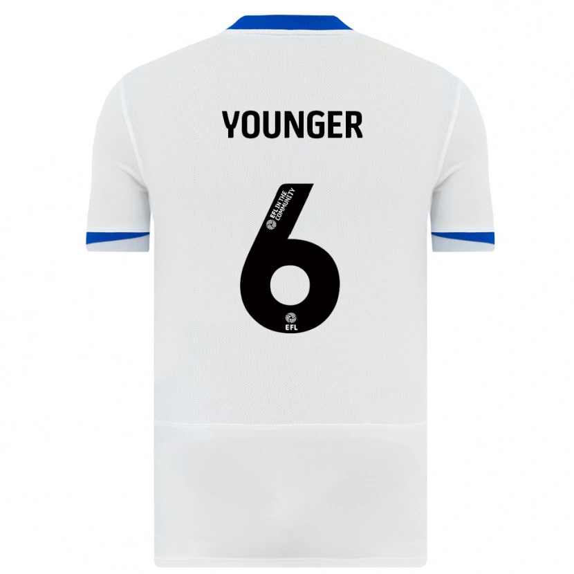 Danxen Herren Jazz Younger #6 Weiß Schwarz Auswärtstrikot Trikot 2025/26 T-Shirt Schweiz