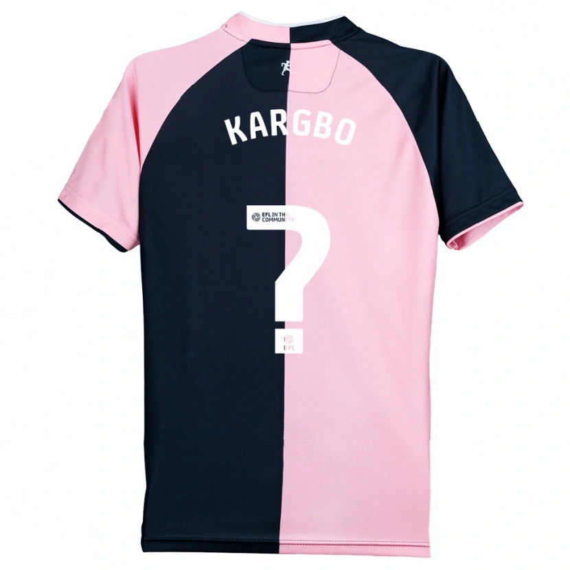 Danxen Herren Hamzad Kargbo #0 Pink Schwarz Auswärtstrikot Trikot 2025/26 T-Shirt Schweiz