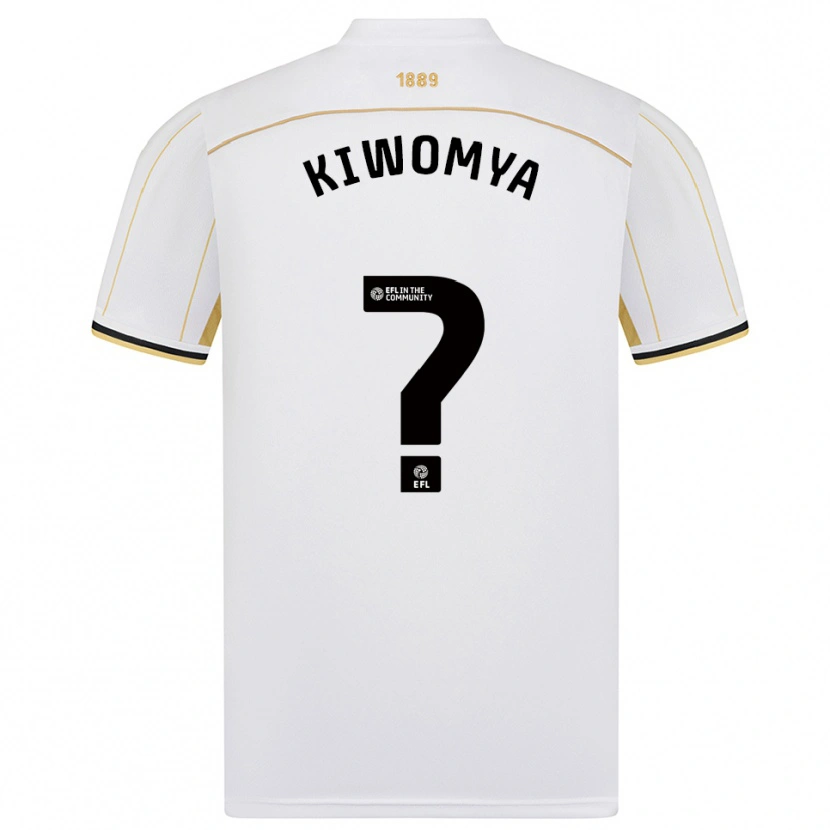 Danxen Herren Noah Kiwomya #0 Weiß Gold Auswärtstrikot Trikot 2025/26 T-Shirt Schweiz