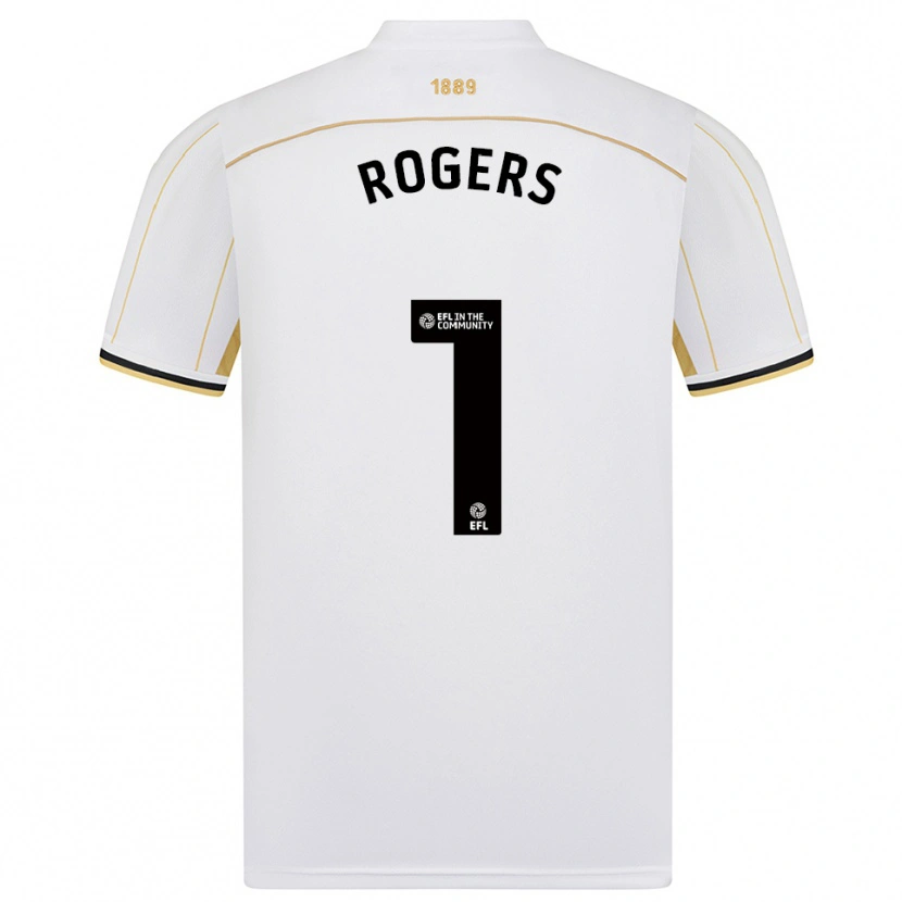 Danxen Herren Sian Rogers #1 Weiß Gold Auswärtstrikot Trikot 2025/26 T-Shirt Schweiz