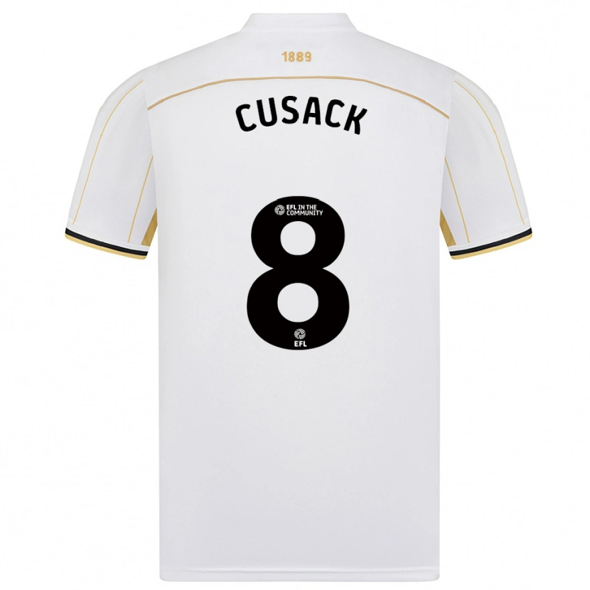 Danxen Herren Maddy Cusack † #8 Weiß Gold Auswärtstrikot Trikot 2025/26 T-Shirt Schweiz
