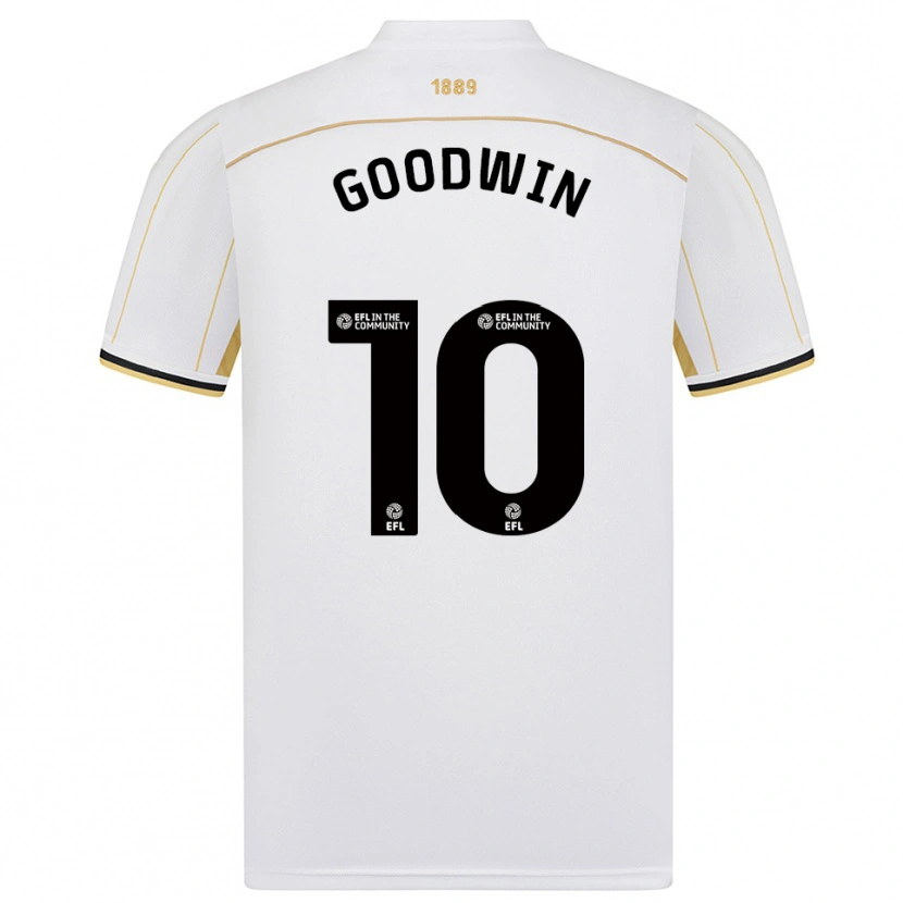 Danxen Herren Isobel Goodwin #10 Weiß Gold Auswärtstrikot Trikot 2025/26 T-Shirt Schweiz