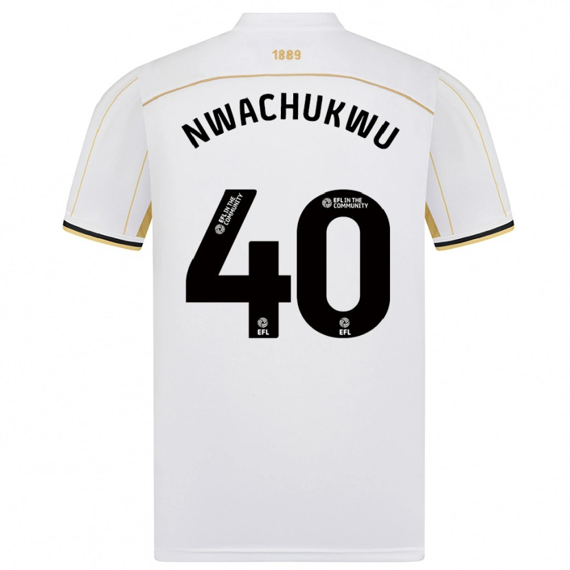 Danxen Herren Christian Nwachukwu #40 Weiß Gold Auswärtstrikot Trikot 2025/26 T-Shirt Schweiz