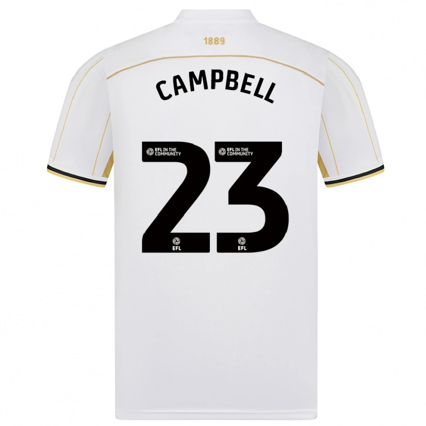Danxen Herren Tyrese Campbell #23 Weiß Gold Auswärtstrikot Trikot 2025/26 T-Shirt Schweiz