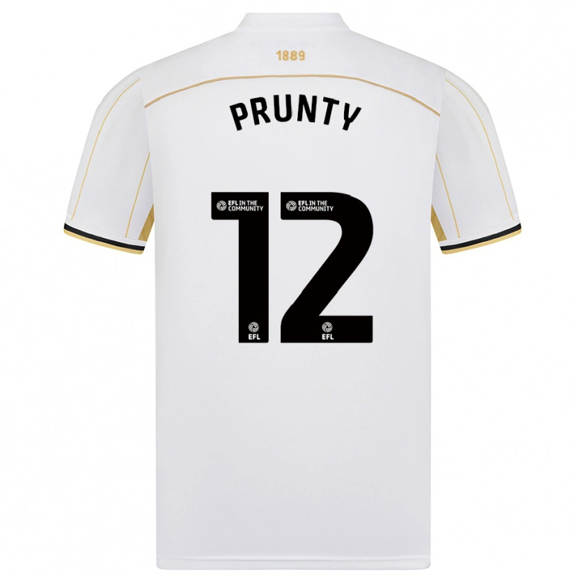 Danxen Herren Jayden Prunty #12 Weiß Gold Auswärtstrikot Trikot 2025/26 T-Shirt Schweiz
