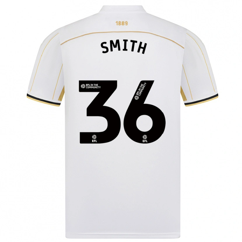 Danxen Herren Joshua Smith #36 Weiß Gold Auswärtstrikot Trikot 2025/26 T-Shirt Schweiz