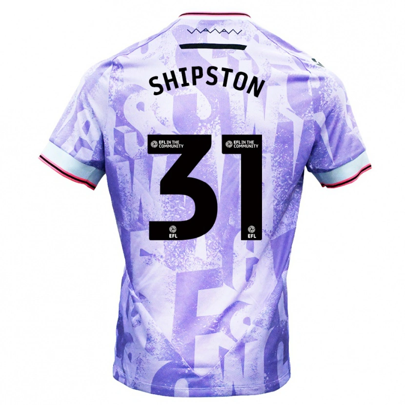 Danxen Herren Rio Shipston #31 Lila Weiß Auswärtstrikot Trikot 2025/26 T-Shirt Schweiz