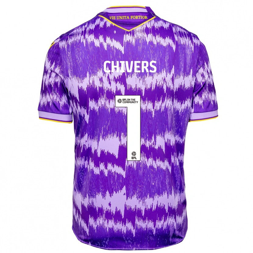 Danxen Herren Ben Chivers #1 Lila Gelb Auswärtstrikot Trikot 2025/26 T-Shirt Schweiz