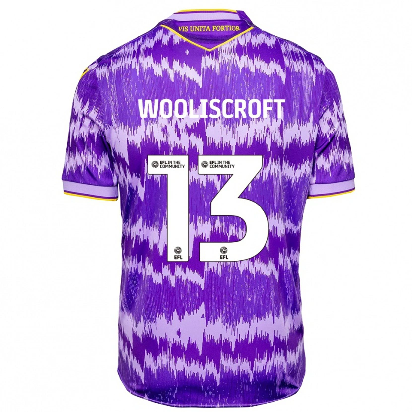 Danxen Herren Morgan Wooliscroft #13 Lila Gelb Auswärtstrikot Trikot 2025/26 T-Shirt Schweiz