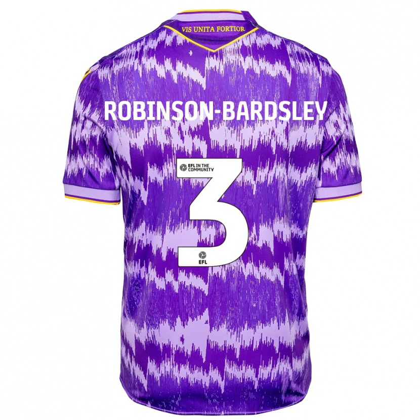 Danxen Herren Rocco Robinson-Bardsley #3 Lila Gelb Auswärtstrikot Trikot 2025/26 T-Shirt Schweiz