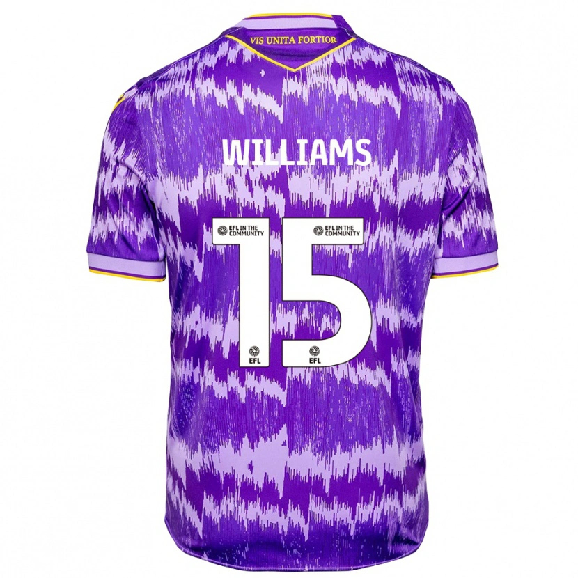 Danxen Herren Lee Williams #15 Lila Gelb Auswärtstrikot Trikot 2025/26 T-Shirt Schweiz