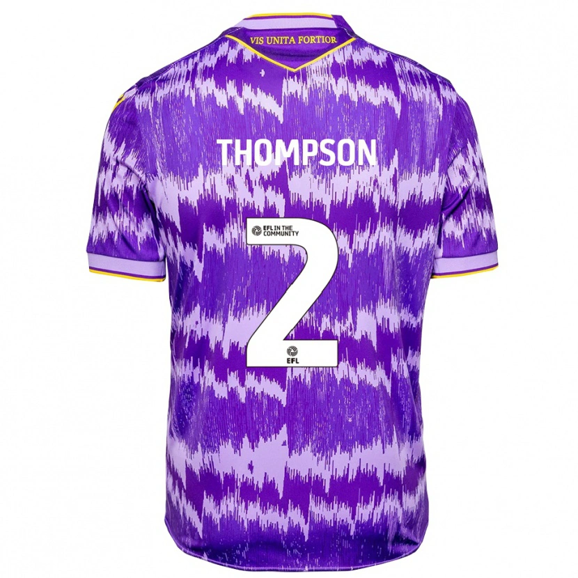 Danxen Herren Sophie Thompson #2 Lila Gelb Auswärtstrikot Trikot 2025/26 T-Shirt Schweiz