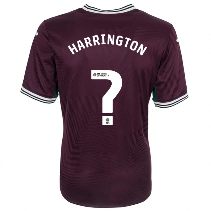 Danxen Herren Theo Harrington #0 Rostrot Weiß Auswärtstrikot Trikot 2025/26 T-Shirt Schweiz