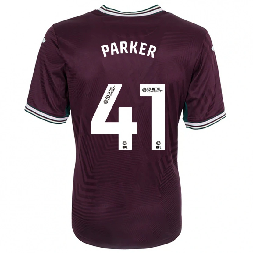 Danxen Herren Sam Parker #41 Rostrot Weiß Auswärtstrikot Trikot 2025/26 T-Shirt Schweiz
