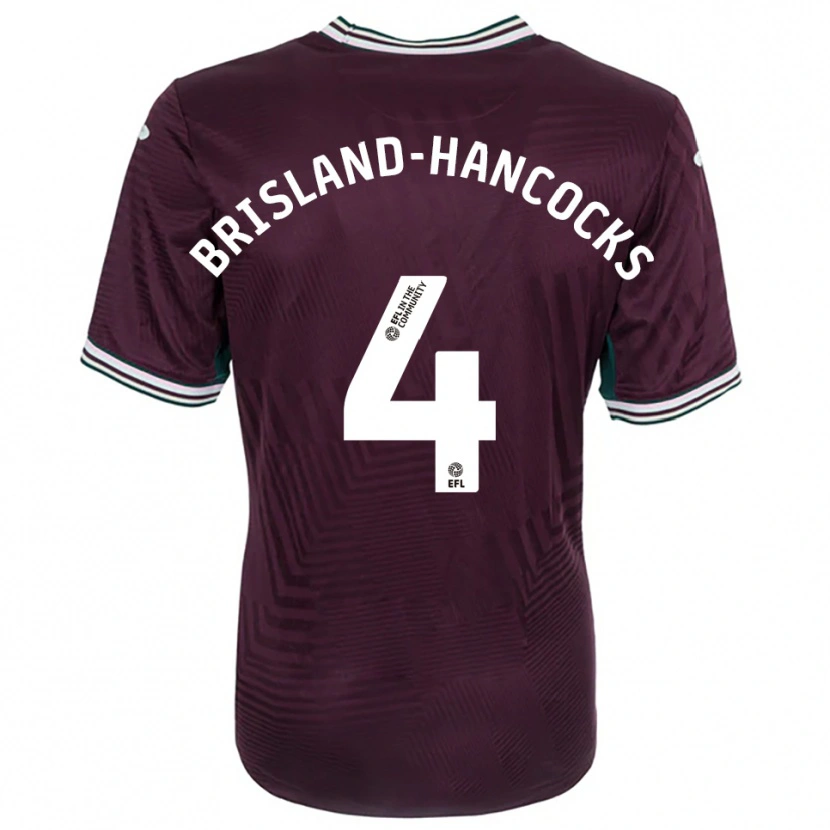 Danxen Herren Sophie Brisland-Hancocks #4 Rostrot Weiß Auswärtstrikot Trikot 2025/26 T-Shirt Schweiz