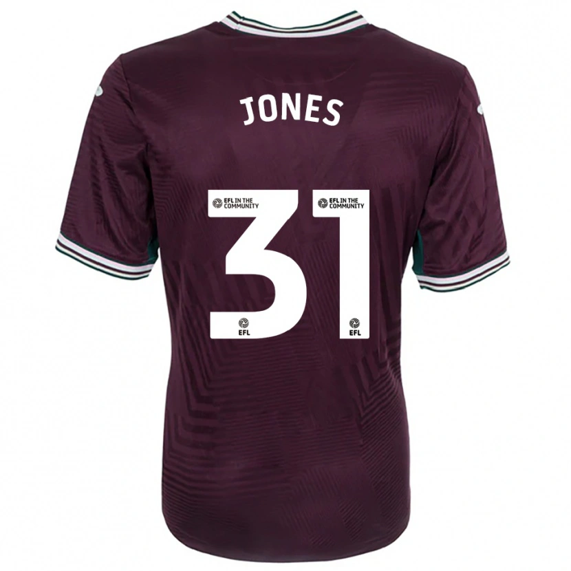 Danxen Herren Verity Jones #31 Rostrot Weiß Auswärtstrikot Trikot 2025/26 T-Shirt Schweiz