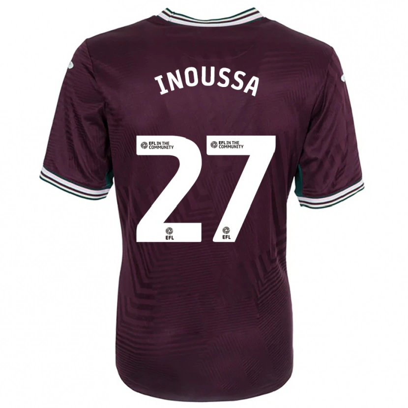 Danxen Herren Zeidane Inoussa #27 Rostrot Weiß Auswärtstrikot Trikot 2025/26 T-Shirt Schweiz