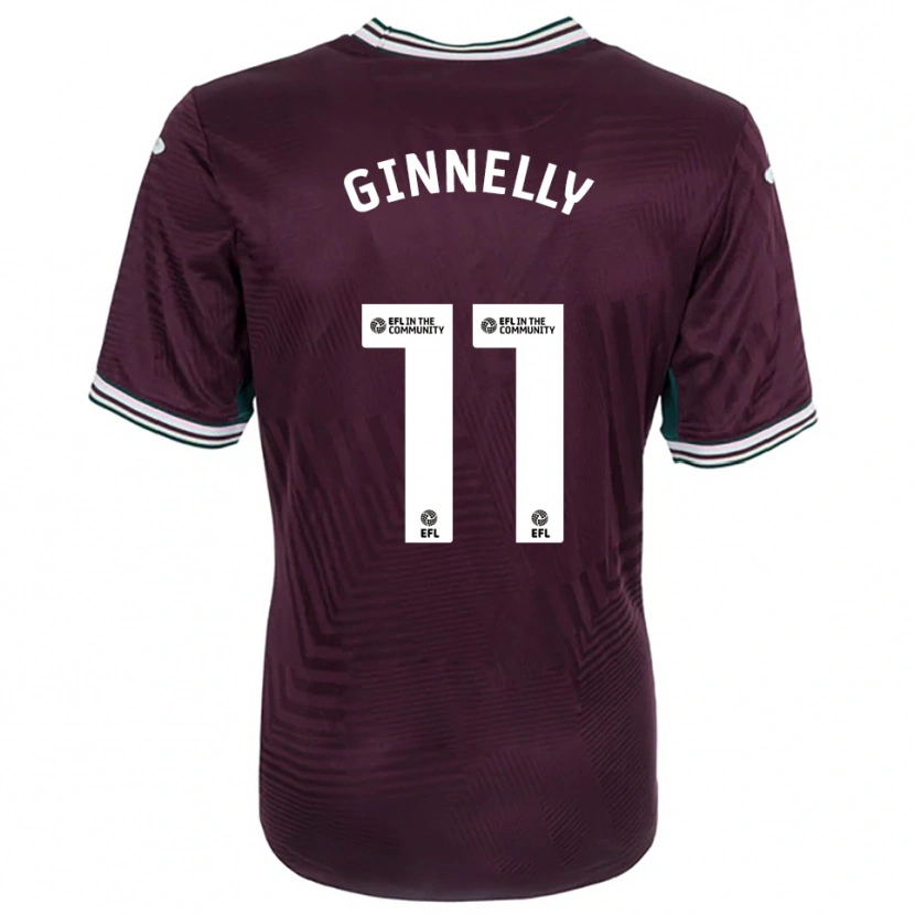 Danxen Herren Josh Ginnelly #11 Rostrot Weiß Auswärtstrikot Trikot 2025/26 T-Shirt Schweiz