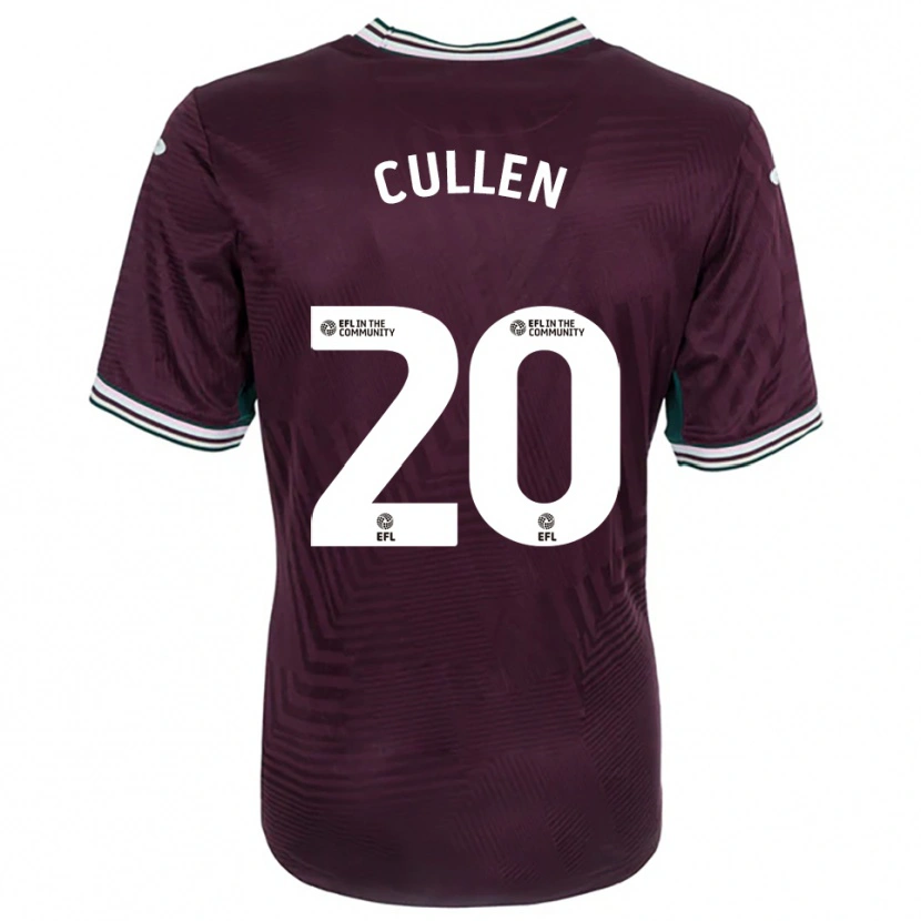 Danxen Herren Liam Cullen #20 Rostrot Weiß Auswärtstrikot Trikot 2025/26 T-Shirt Schweiz