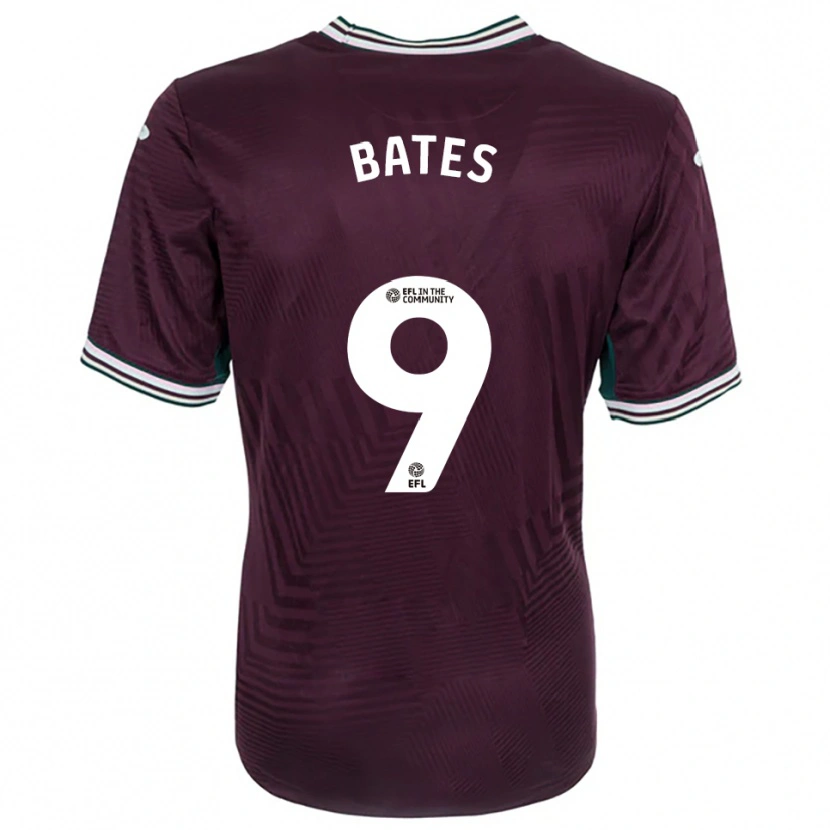 Danxen Herren Morgan Bates #9 Rostrot Weiß Auswärtstrikot Trikot 2025/26 T-Shirt Schweiz