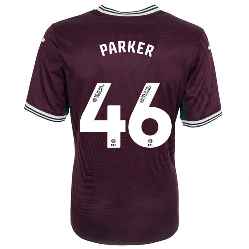 Danxen Herren Arthur Parker #46 Rostrot Weiß Auswärtstrikot Trikot 2025/26 T-Shirt Schweiz