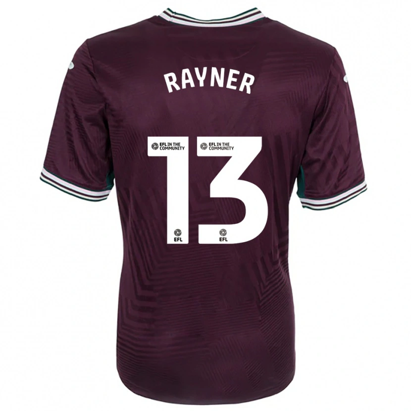 Danxen Herren Opal Rayner #13 Rostrot Weiß Auswärtstrikot Trikot 2025/26 T-Shirt Schweiz