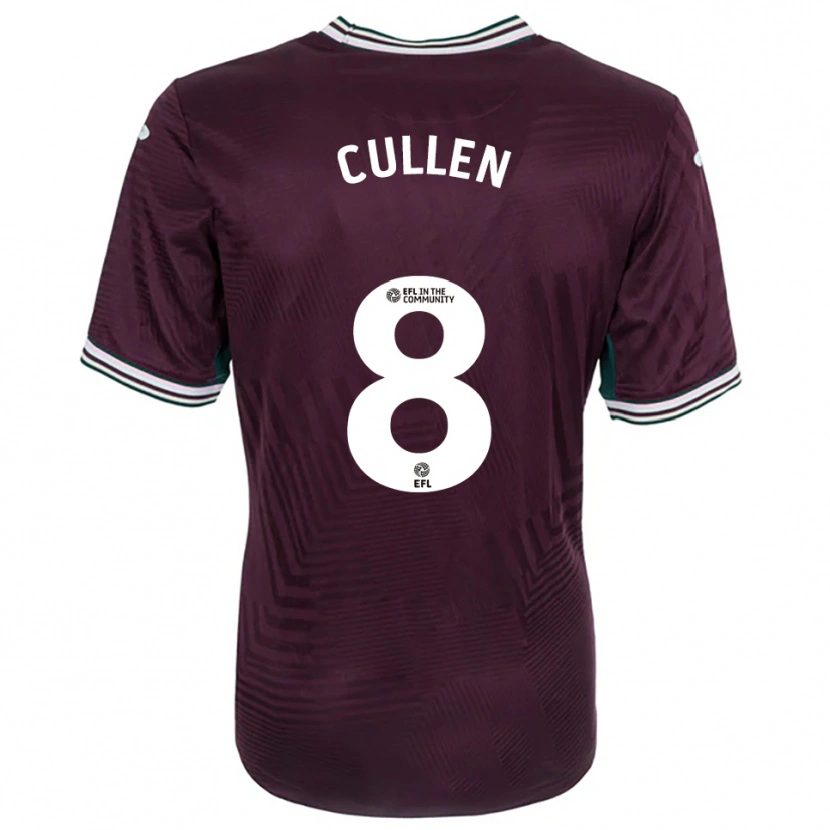 Danxen Herren Rachel Cullen #8 Rostrot Weiß Auswärtstrikot Trikot 2025/26 T-Shirt Schweiz