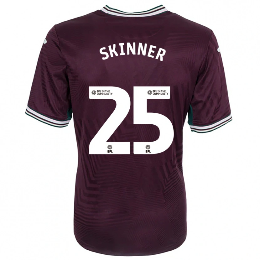 Danxen Herren Claire Skinner #25 Rostrot Weiß Auswärtstrikot Trikot 2025/26 T-Shirt Schweiz