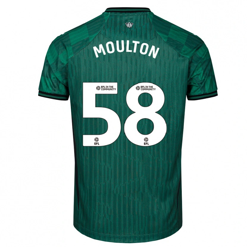 Danxen Herren Jai-Dea Moulton #58 Grün Schwarz Auswärtstrikot Trikot 2025/26 T-Shirt Schweiz